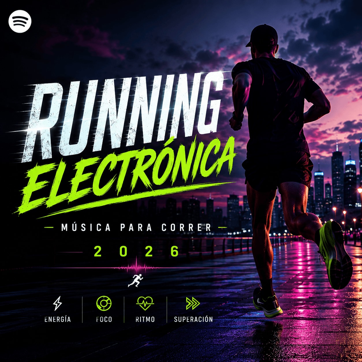 Running Electrónica · Música Para Correr Portada oficial de Running Electrónica · Música Para Correr en Spotify, curada por el directorio editorial Playlist Atlas